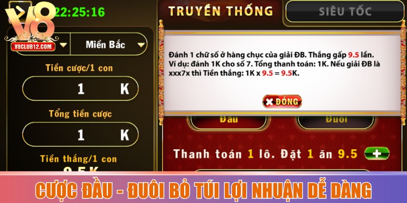 Cược đầu – đuôi dễ dàng bỏ túi lợi nhuận