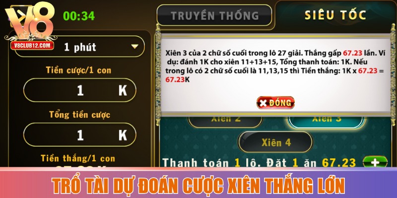 Cược xiên trổ tài dự đoán kiếm thưởng lớn