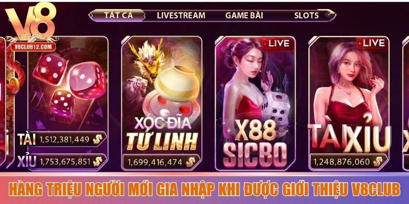 Hàng triệu người mới gia nhập khi được giới thiệu V8club