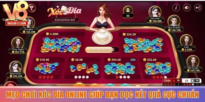 Mẹo chơi xóc đĩa online giúp bạn đọc kết quả cực chuẩn