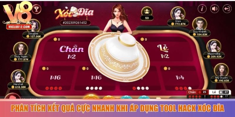 Phân tích kết quả cực nhanh khi áp dụng tool hack xóc đĩa