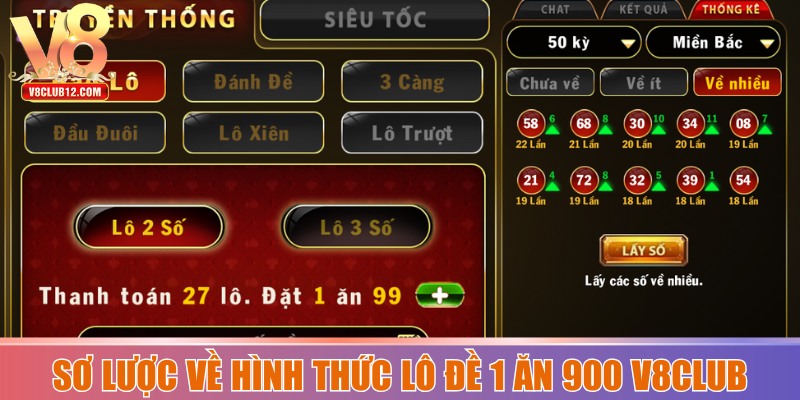 Sơ lược về lô đề 1 ăn 900 V8club
